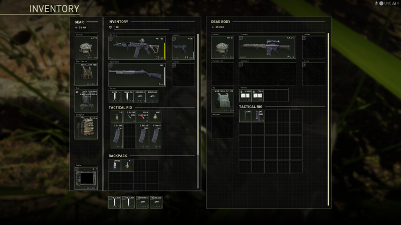 Monsteras Ausrüstung