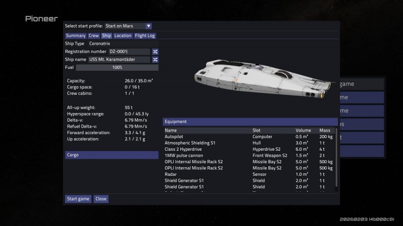 Das Schiff lässt sich ebenfalls anpassen