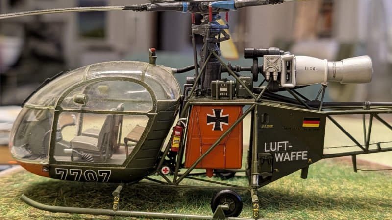 Cockpit und Turbinensektion