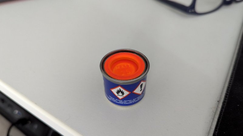 Eine Farbe, die man vermutlich nur ein einziges Mal benötigt